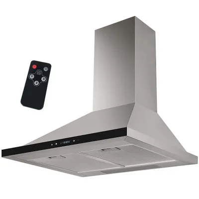 Productafbeelding van Syntrox, afzuigkap, 60 cm, touch-glas, 619 m³/h, roestvrij staal