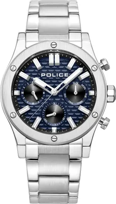 Produktbild von POLICE Herrenuhr Quarzuhr silber onesize Herren 42 PEWJK0006204