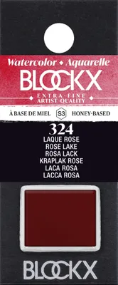 Produktbild von Blockx 3x Aquarellfarbe, Rosalack - 1/2 Näpfchen 1,5ml - Lackrosa 41324BXC