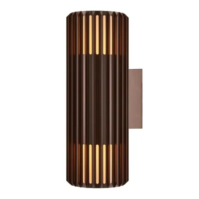 Immagine prodotto di Nordlux Apparecchio per facciate marrone metallizzato Aludra Double Seaside per lampadina 2x E27 2418121261