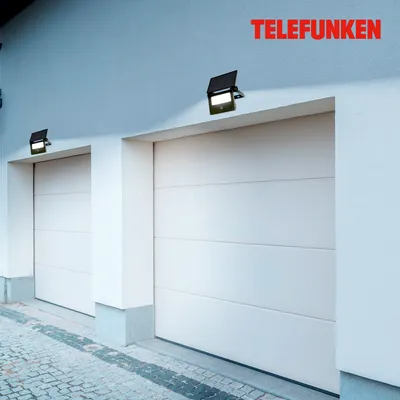 Obrázok produktu pre Telefunken LED reflektor solárny, detektor pohybu, súmrakový senzor, čierny, rozmery: 14 x 11,5 x 18 cm