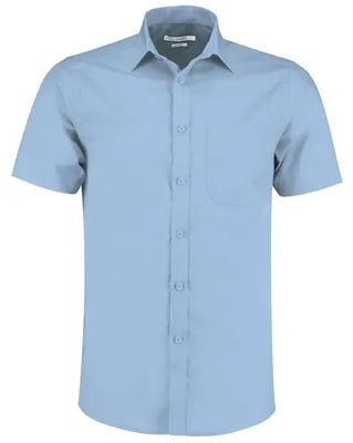 Produktbild von Kustom Kit - Hemd für Herren kurzärmlig FK1267 (15 in) (Hellblau)