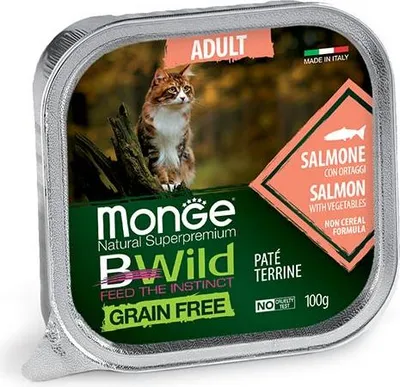 Productafbeelding van Monge 8009470012881, Volwassen dier, Elk ras, Zalm, 100 g