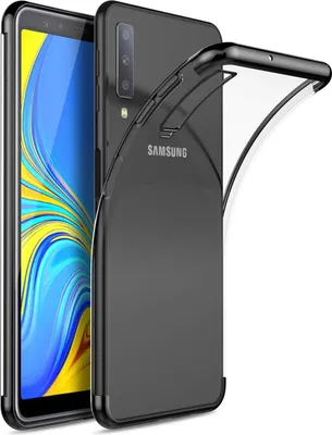 Zdjęcie produktu dla Pokrowiec TPU do Samsung Galaxy A70 / A70s Case Silicone Cover Transparent z kolorowym brandingiem etui na telefon komórkowy