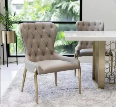 Obrázek produktu pro Designové křeslo Chesterfield Čalounění židlí Kovové křeslo Židle klubové