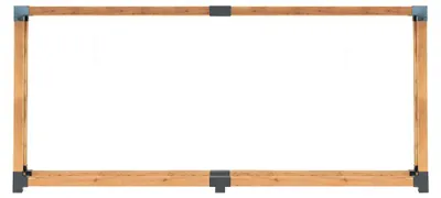 Zdjęcie produktu dla Stojak na drewno opałowe z modrzewia Westmann Michel 8 obszar zewnętrzny naturalny 378x40x180 cm