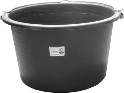 Produktbild von JOPA Mörtelkübel 40 l, schwarz, Skalierung, Bügel