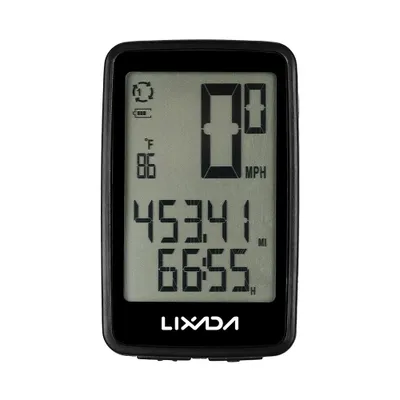 Obrázek produktu pro Lixada USB dobíjecí bezdrátový cyklopočítač s cyklistickým tachometrem a počítadlem kilometrů
