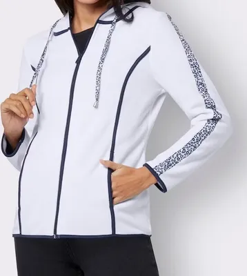 Produktbild von 410571 Sieh an! by Witt Weiden Damen Fleecejacke Fleece Jacke weiß Größe 38 NEU