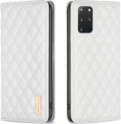 Image de Galaxy S20 Plus Case, Elegant Flip Leather Case with Card Slots and Stand for Samsung Galaxy S20 Plus White