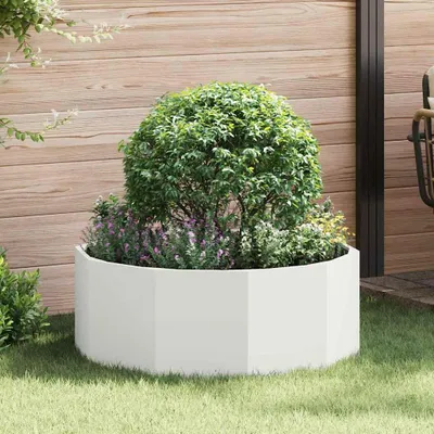 Immagine prodotto di Maison Exclusive - Vaso da fiori bianco 90 x 90 x 35 cm in acciaio