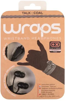 Produktbild von Wraps Talk, Kabelgebunden, 20 - 20000 Hz, Anrufe/Musik, Kopfhörer, Schwarz