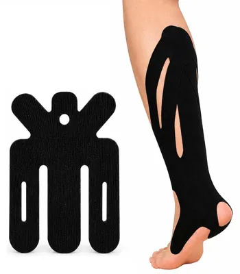 Produktbild von Sporttape Kinesiologie Tape, wasserfest & elastisch, für Achillessehne und Muskelunterstützung, hautfreundliches Kinesiologie-Tape, 12 Stück