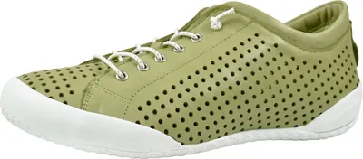 Produktbild von Andrea Conti Damen Schnürschuh Sommerschuh Leder perforiert 0345767, Größe:42 EU, Farbe:Grün