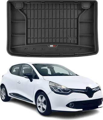 Produktbild von OMAC Gummi Kofferraumwanne für Renault Clio 2012-2020 TPE Laderaumwanne Schwarz