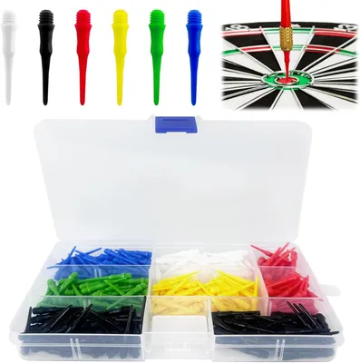 Produktbild von Dartspitzen 280 Stück, 2BA Gewinde, weich, Kunststoff, für Softdarts