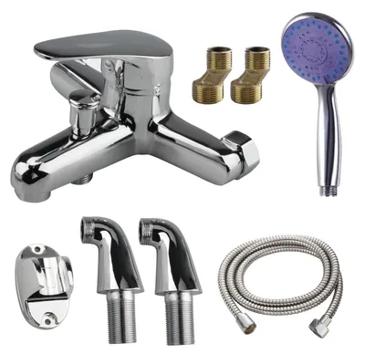 Immagine prodotto di Rubinetto per vasca da bagno con doccetta manuale, miscelatore per vasca