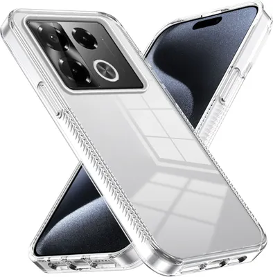 Produktbild von Hülle für Infinix Note 40 Rutschfest Kristallklare Stoßfeste TPU Bumper Handyhülle Transparent