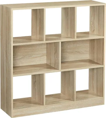 Image de VASAGLE Bibliothèque, étagère cubique, étagère de sol, avec compartiments ouverts, pour le salon, l'étude, la chambre d'enfant, le bureau, comme séparateur de pièce