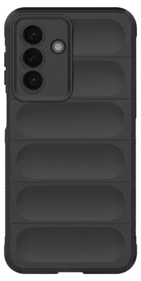 Immagine prodotto di Custodia per Samsung Galaxy A27 con motivo in rilievo 3D e superficie antiscivolo, colore nero