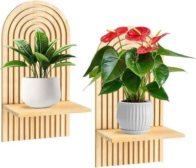 Produktbild von Famanu Wandregal Elegantes Design - Boho-Stil