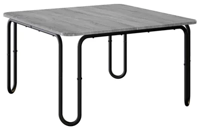 Obrázok produktu pre Konferenčný stolík, farba sivá Sonoma, rozmer 79,5 x 79,5 x 45 cm, materiál: drevovláknitá doska