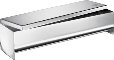 Terrine rund mit Deckel, Edelstahl, 30,5x6x6 cm, 700 ml