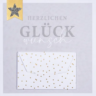 Produktbild von Geburtstag  Geldkarte  Herzlichen Glückwunsch  Serie Diamond  Glückwun