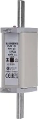 Produktbild von Siemens NH-Sicherung NH1 125A gG 500Vac/440Vdc, 143 mm, 93 mm, 71 mm, 288 g