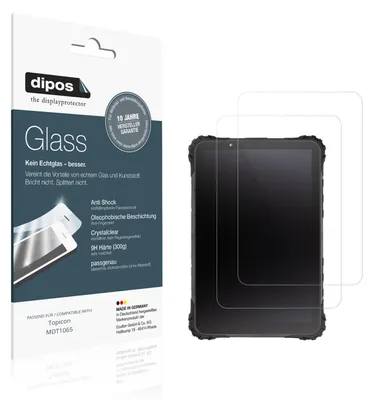 Image de 2x Protection ecrán pour Topicon MDT1065 Verre souple Film Protecteur 9H dipos