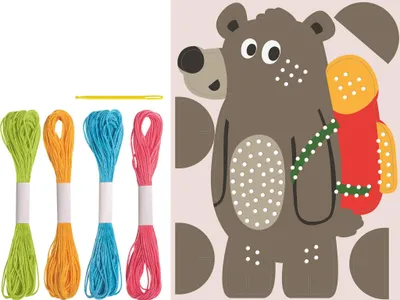 Produktbild von Stickset Bär
