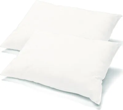 Produktbild von Doppelpack Active Bezug 40x80 schneeweiß Baumwolle Jersey Reißverschluss