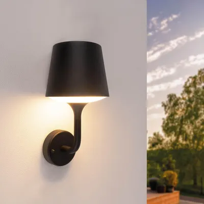 Produktbild von Ledvion LED Wandlampe Schwarz 10W 1050 lm IP44