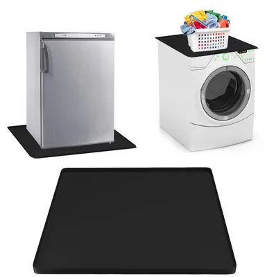 Productafbeelding van Lekbak Wasmachine, Koelkastmat 60 x 60 cm van siliconen met verhoogde rand