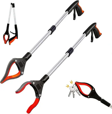 Zdjęcie produktu dla Chwytak do podnoszenia przedmiotów, 83 cm, 2 sztuki, przeznaczony dla osób starszych