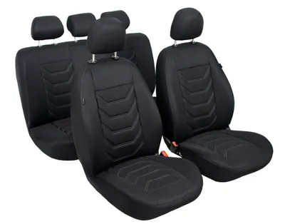 Produktbild von Autobezüge Sitzbezüge Schonbezüge Sitzbezüge Sitzschoner car covers Comfort Komplett Set Universal (Weiss)