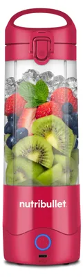 Produktbild von NutriBullet NBP003MA, Tragbarer Mixer, 0,475 l, Pulsfunktion, 0,5 m, Magenta, Violett