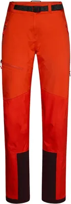 Rote Trekkinghose "Alpine Guide GTX Pant W" von La Sportiva; geeignet für Damen; mit funktionalen Details.