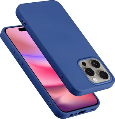 Produktbild von Cadorabo Hülle für Apple iPhone 16 PRO Hülle Silikon Handyhülle Case aus flüssigem Silikon, Kratzfeste und stoßfeste Schutzhülle für Apple iPhone 16 PRO