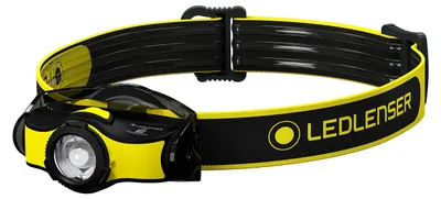 Produktbild von Ledlenser iH5, Stirnband-Taschenlampe, Schwarz, Gelb, IPX4, 200 lm, 130 m, 35 h