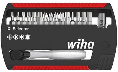 Obrázek produktu pro Sada bitů XLSelector Standard 25 mm smíšená 16 ks s ráčnou 1/4" C6.3 (36951)