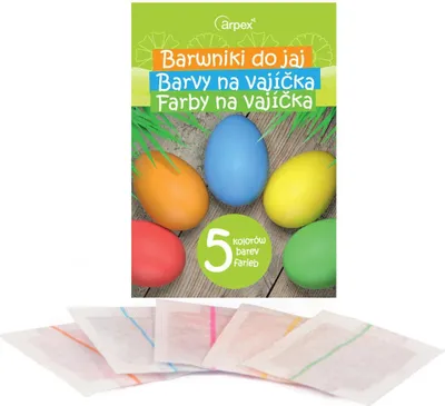 Zdjęcie produktu dla Barwniki do jaj 5 kolorów
