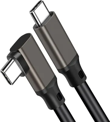 Immagine prodotto di INF Cavo dati TYPE-C VR ad angolo con guscio in alluminio 2 metri