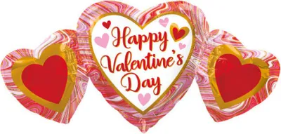 Zdjęcie produktu dla Amscan „Love“ – balon foliowy na Walentynki, 86 cm