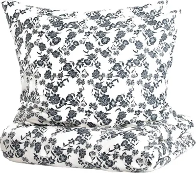 Zdjęcie produktu dla HOMLA Pościel FLORAL HAMPTONS bawełniana 160x200 + 2*70x80 cm
