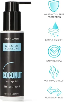 Produktbild von Öle des Vergnügens kókusz-Massageöl 120 ml
