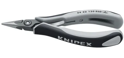 Produktbild von Knipex 34 22 130 ESD, 1,6 mm, 2,27 cm, Stahl, Grau, 135 mm, 65 g