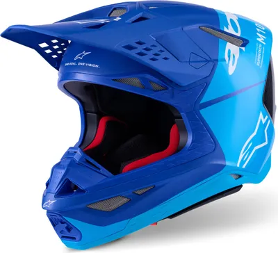 Imagen del producto de Casco de motocross Alpinestars Supertech S-M10 Flood 2024, azul/, talla L (59/60)