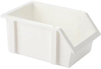 Image de Tiroir de cuisine en plastique, 23,5 x 15,7 x 11,4 cm, blanc.