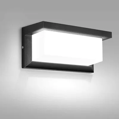 Obrázek produktu pro LED nástěnná lampa, 18W, studená bílá, IP65, vodotěsná, pro venkovní použití, do zahrady, na terasu